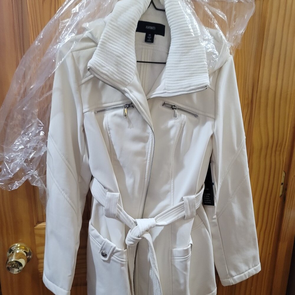 Avanti women's Coat Size XL, Water resistant, Color White (NWT) - Picture 5 of 12
